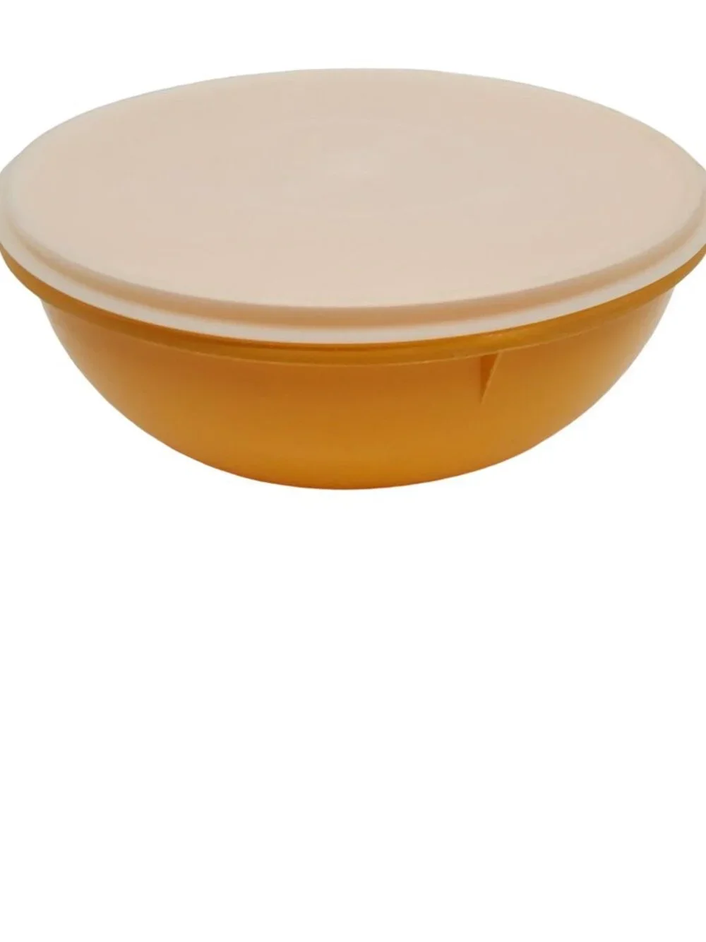 Tupperware Vintage Butterscotch fix n Mix Bowl
